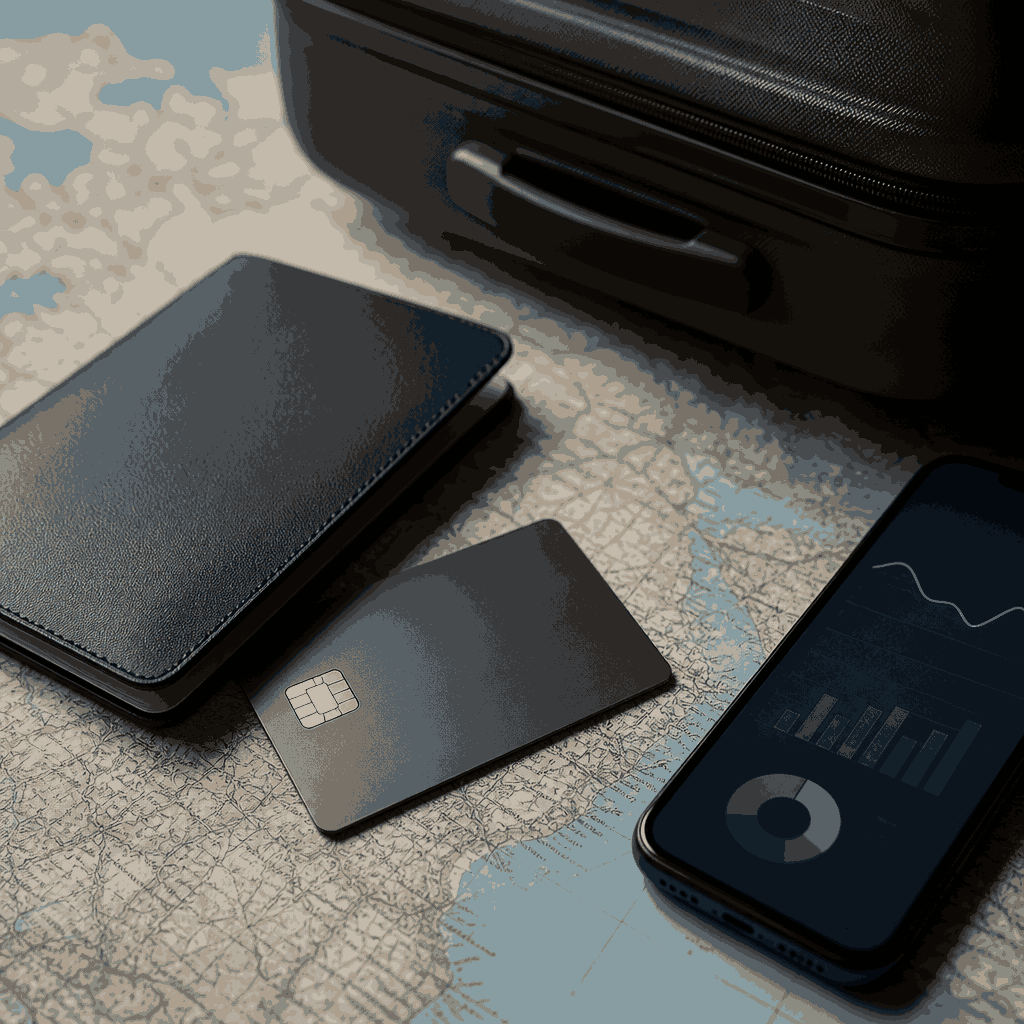 Cartões de crédito em viagens: como organizar câmbio, taxas e segurança financeira